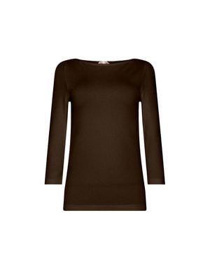 Wolford Cordoba Top Long Sleeves - Brown