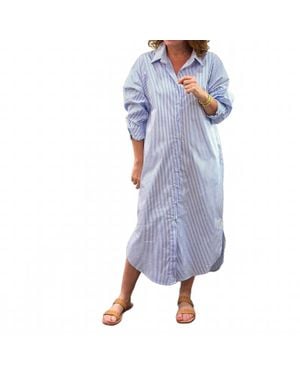 Caryn Lawn Piper Maxi Dress - Blue