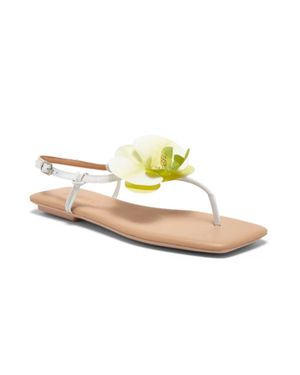 Silent D Emlyn Flats Sandals - White