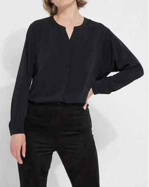 Lyssé Mia Woven Top - Black
