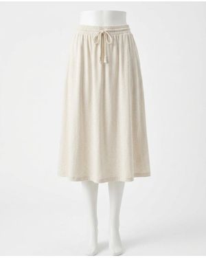 Spanx Luxe Drape Midi Skirt - White