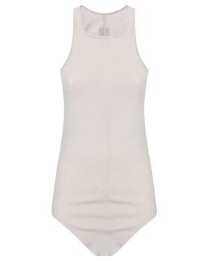 Rick Owens Basic Rib Tank - White