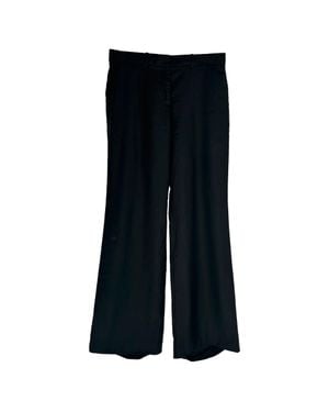 JOSEPH Wide Leg Dress Pants - Blue