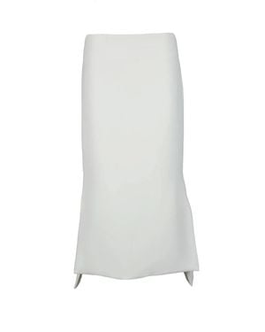Sportmax Long Skirt And Elegant Silhouette - White