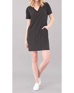 Lola & Sophie Hybrid T-Shirt Dress - Black