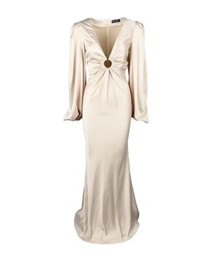 ACTUALEE Polyester Dress - Natural