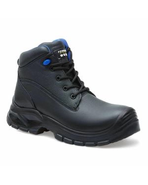 Ferrato Leather Work Boot - Black