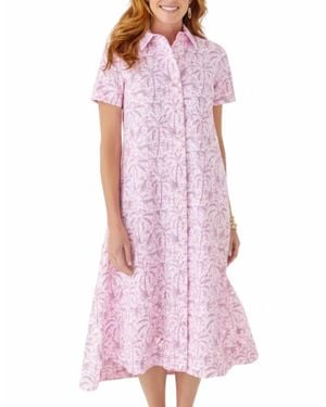 Caryn Lawn Millie Jungle Dress - Purple