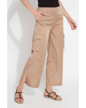 Lyssé Calypso Cargo Pants - Natural