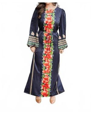 Elizabeth James The Label Dawn Maxi Dress - Blue