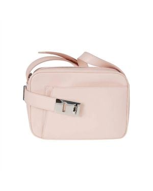 Ferragamo Small Camera Case Logo Crossbody Bag - Pink