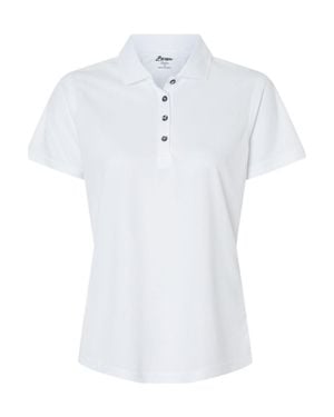 Paragon Saratoga Performance Mini Mesh Polo - White