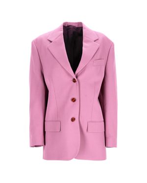 Acne Studios Oversized Suit Jacket - Pink