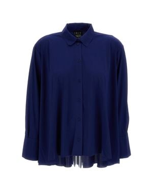 Irie Tailored Shirt With Button-Down Front - Blue