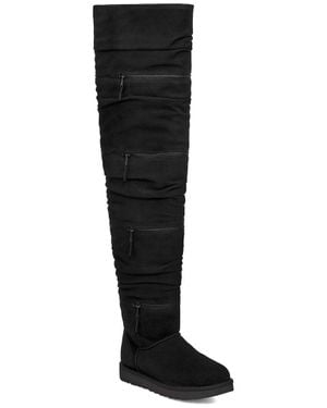 UGG Classic Ultra Tall Suede Classic Boot - Black