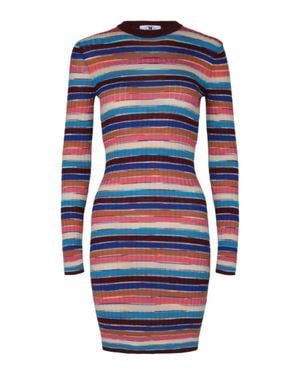 Missoni Striped Bodycon Mini Dress - Blue
