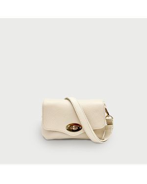 Apatchy London The Maddie Leather Bag - Natural