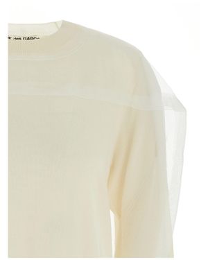 Comme des Garçons Wool Cardigan - White