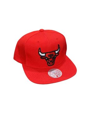 Mitchell & Ness Nba Chicago Bulls Core Basic Snapback Cap - Red