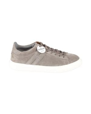 Hogan H365 Lace-Up H Canaletto Sneakers - Gray
