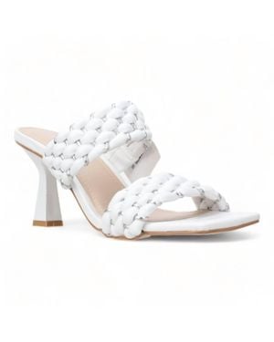 Bruno Menegatti Dolce Leather Mule Sandal - White
