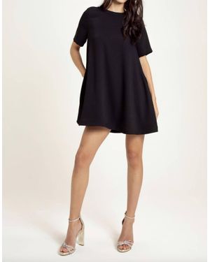 Lavender Brown Teagan Mini Dress - Black