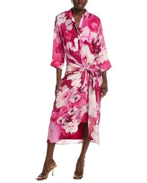 Emanuel Ungaro Imani Printed Maxi Dress - Red