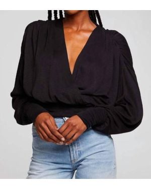 Chaser Brand The City Blouse - Black