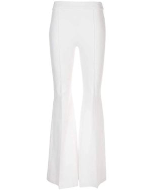 Rosetta Getty Pullon Pintuck Flare Pants - White