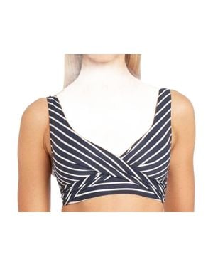 Sea Level Chamarel Cross Front Bikini Top - Black