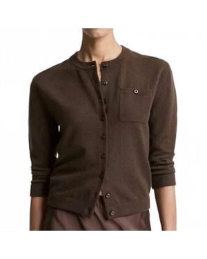 Vince Pocket Cardigan - Brown