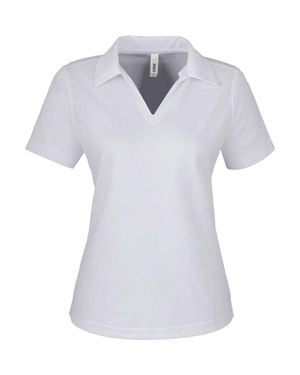 CORE365 Market Snag Protect Mesh Polo - White