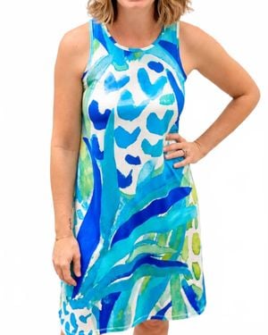 Capelton Road Upf Tank Dress - Blue