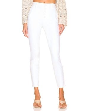 PAIGE Emmie Ankle Jean - White