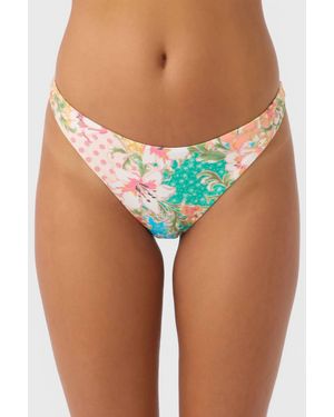 O'neill Sportswear Lua Flora Flamenco Bottom - Blue
