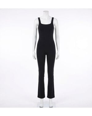 Spanx Booty Boost Easy Access Flare Jumpsuit - Black