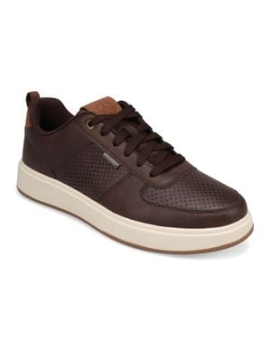 Dockers Overtime Laser Casual Lace Up Sneaker - Brown