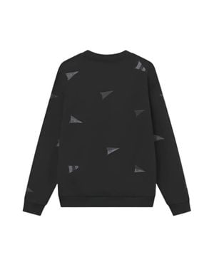 Les Deux Flag Long Sleeve Sweatshirt - Black