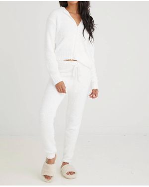 Bella Dahl Sweater Jogger - White