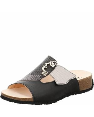 Think! Mizzi Face Sandals - Black
