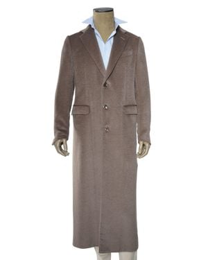 Caruso Overcoat - Brown