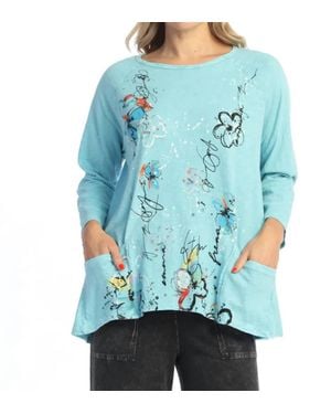 Jess & Jane Confetti Tunic - Blue