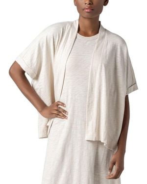 Lilla P Travel Cardigan - White