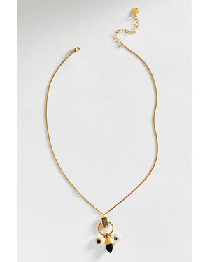 Chan Luu Trio Charm Necklace - White