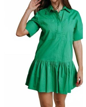 Laroque Lola Mini Dress - Green