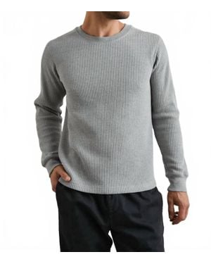 Rails Wade Thermal Sweater - Gray