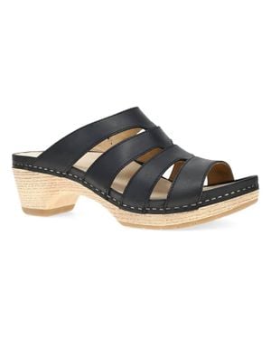 Dansko Lyndi Oiled Pull Up Sandal - Blue