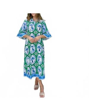 IslaPayal Como Midi Dress - Blue