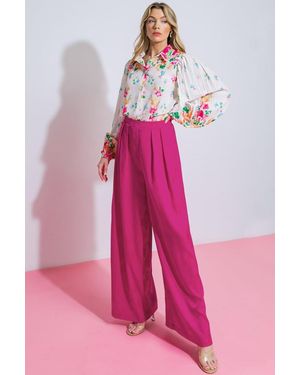 TRUEDAMES The Right Addition Woven Pants - Pink