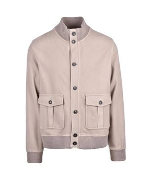 Circolo 1901 High Neck Virgin Wool Jacket - Pink